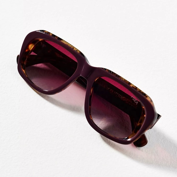 Anthropologie Tortoise and Pink Polarized Sunglasses - Picture 2 of 3